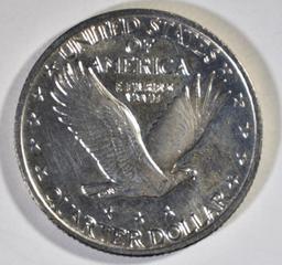 1919-D STANDING LIBERTY QUARTER, CH BU++ RARE!!