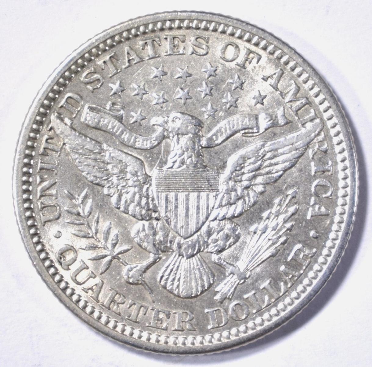 1916 BARBER QUARTER, CH BU