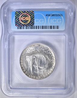 1921 PILGRIM COMMEM HALF DOLLAR  ICG MS-65