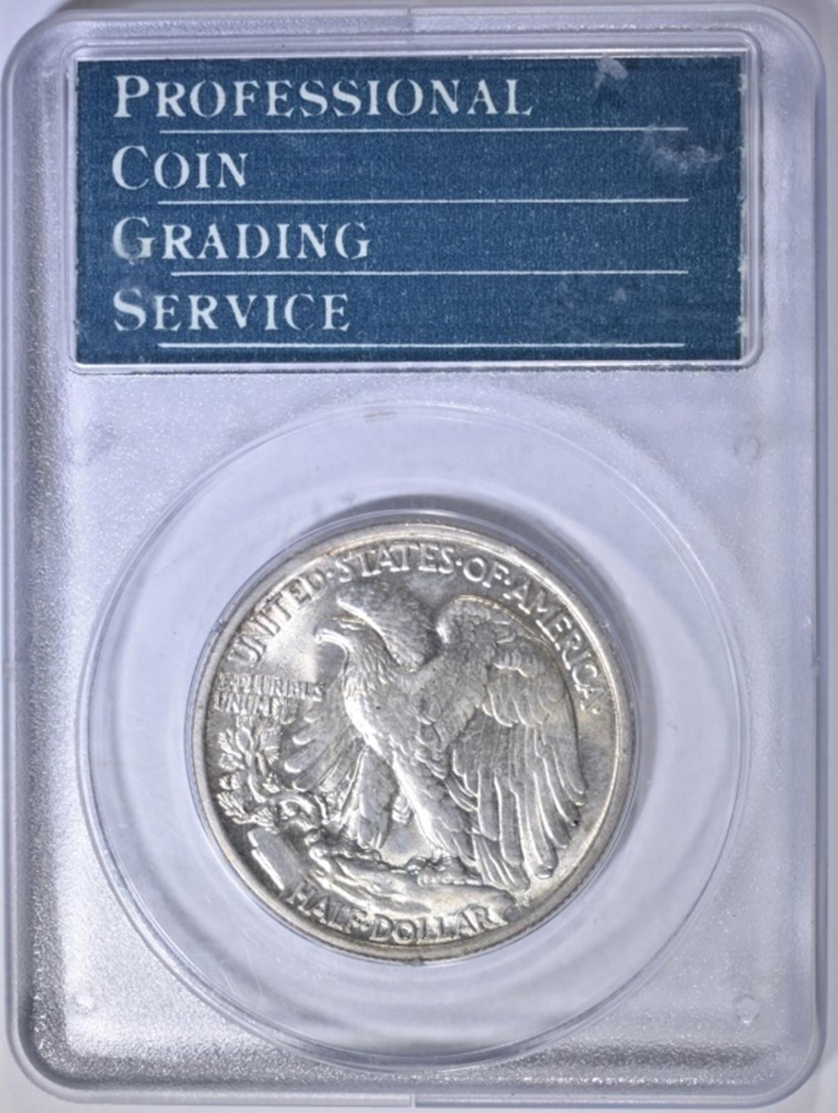 1943 WALKING LIBERTY HALF DOLLAR  PCGS MS-64