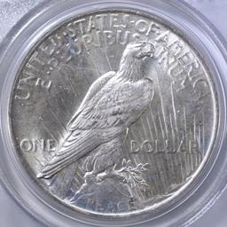 1922 PEACE DOLLAR  PCGS MS-65 OGH