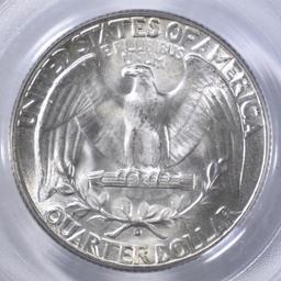 1937-D WASHINGTON QUARTER  PCGS MS-64