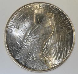 1934-D PEACE DOLLAR, WHSG CH BU