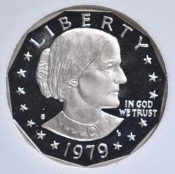 1979-S T-1 S.B.A. DOLLAR, PERFCET GEM PROOF DCAM