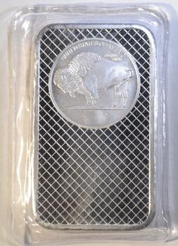 5oz .999 SILVER BAR "INDIAN/ BUFFALO"