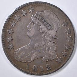 1812 BUST HALF DOLLAR XF