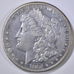 1884-S MORGAN DOLLAR XF