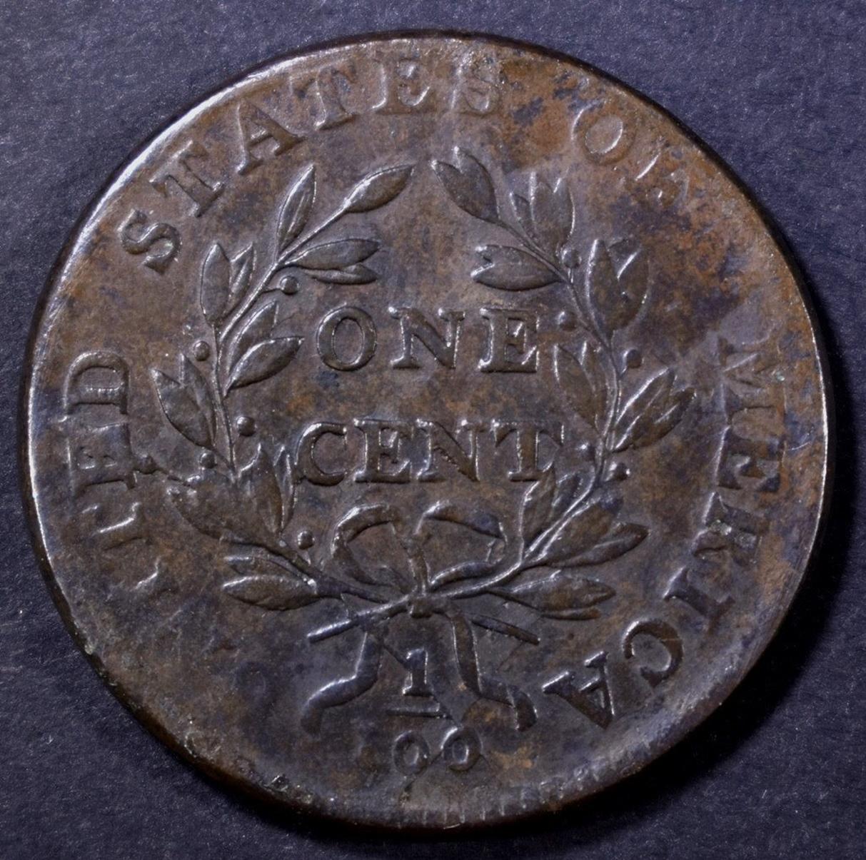 1798 LARGE CENT XF