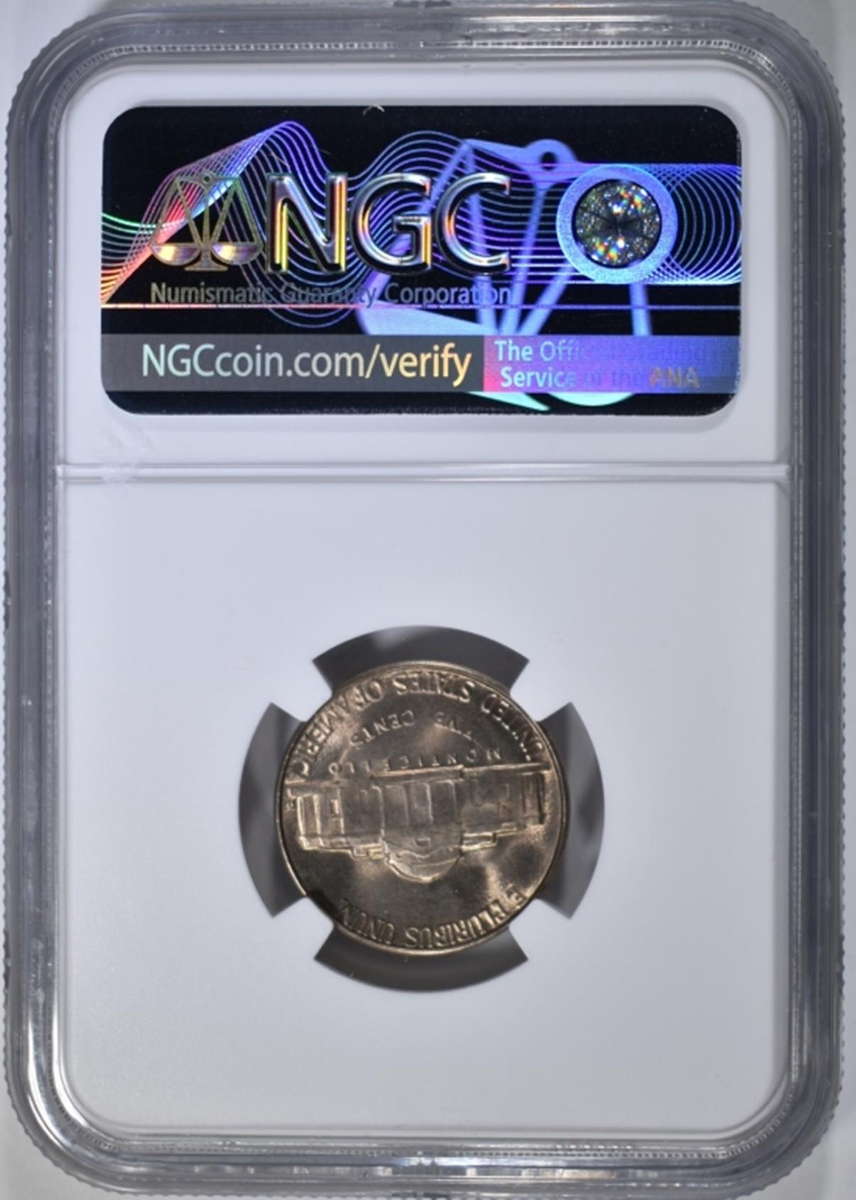 1950-D JEFFERSON NICKEL, NGC MS-66 5FS