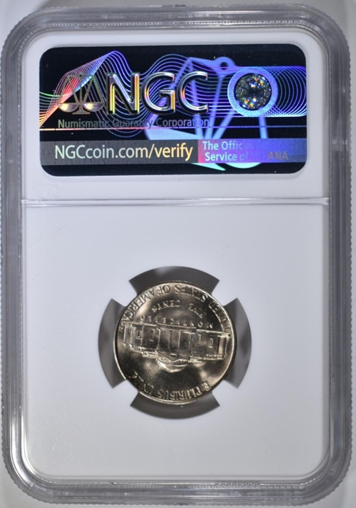 1941-D JEFFERSON NICKEL, NGC MS-67