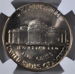 1947-D JEFFERSON NICKEL, NGC MS-66 5FS