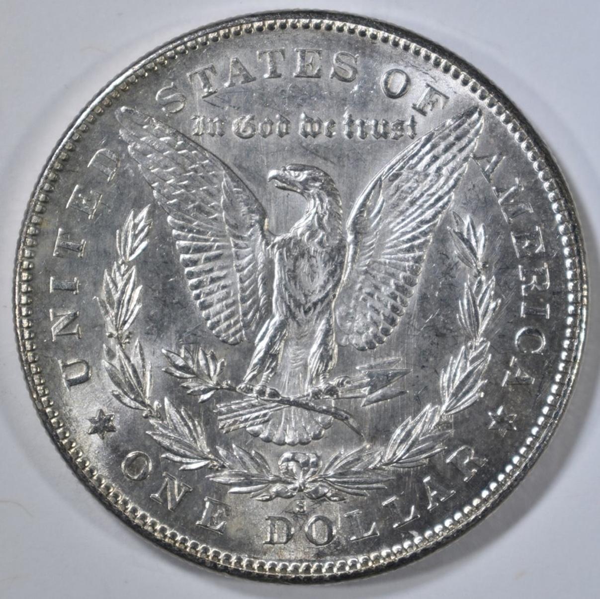 1878-S MORGAN DOLLAR, CH BU