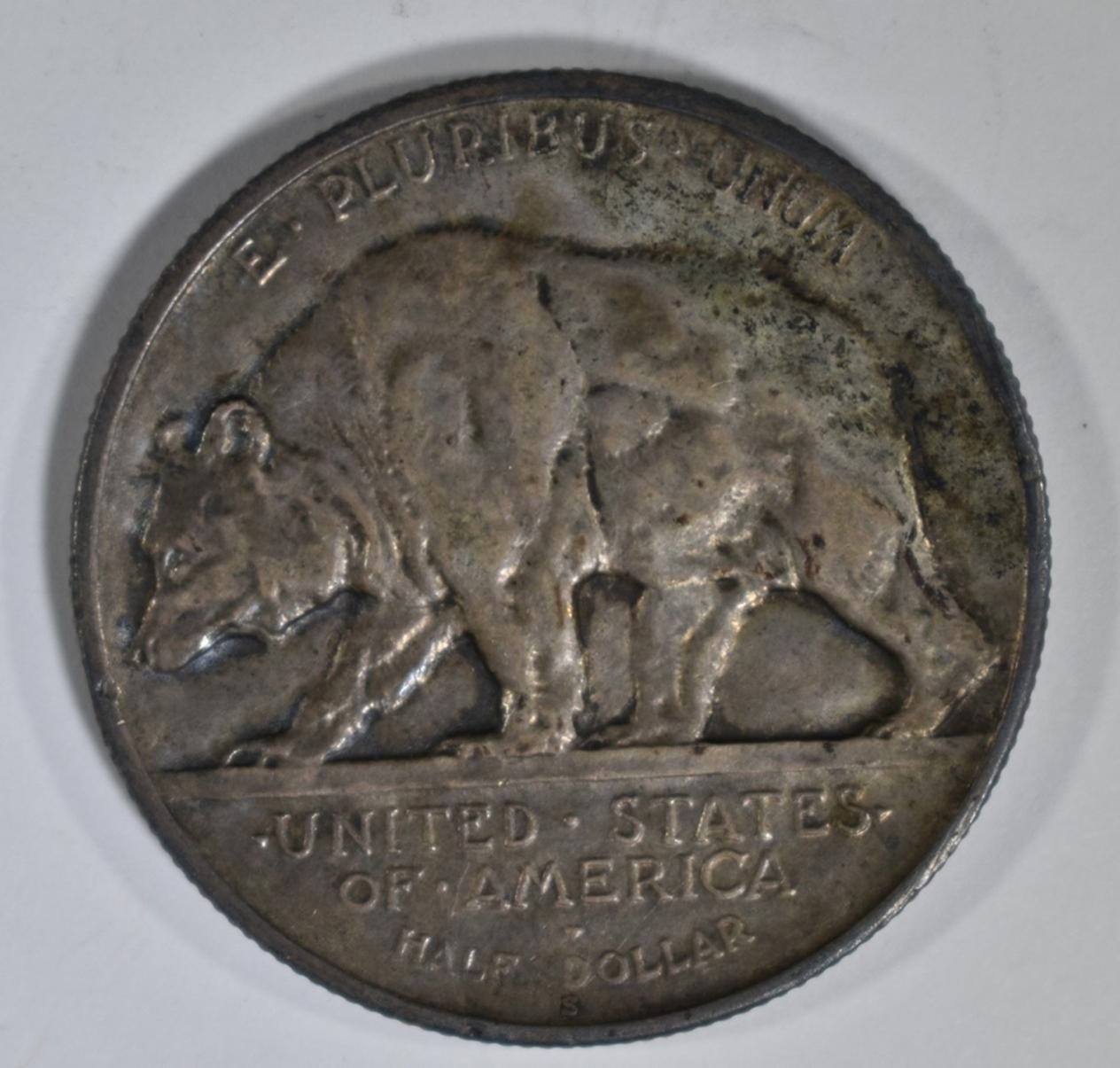 1925-S CALIFORNIA COMMEM HALF DOLLAR AU