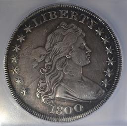 1800 BUST DOLLAR ICG VF-35