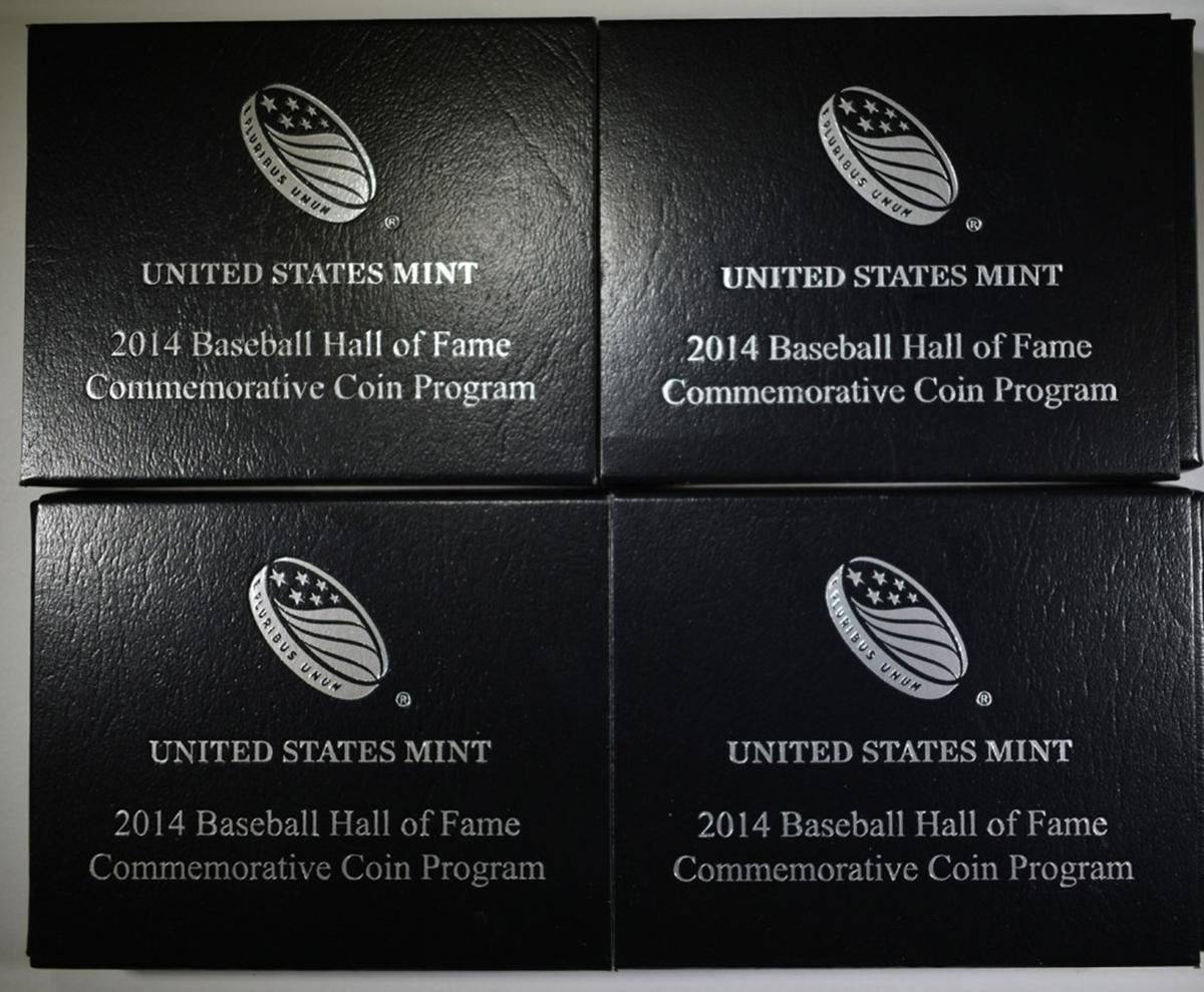 4-2014 BASEBALL HALL OF FAME COMMEM HALVES