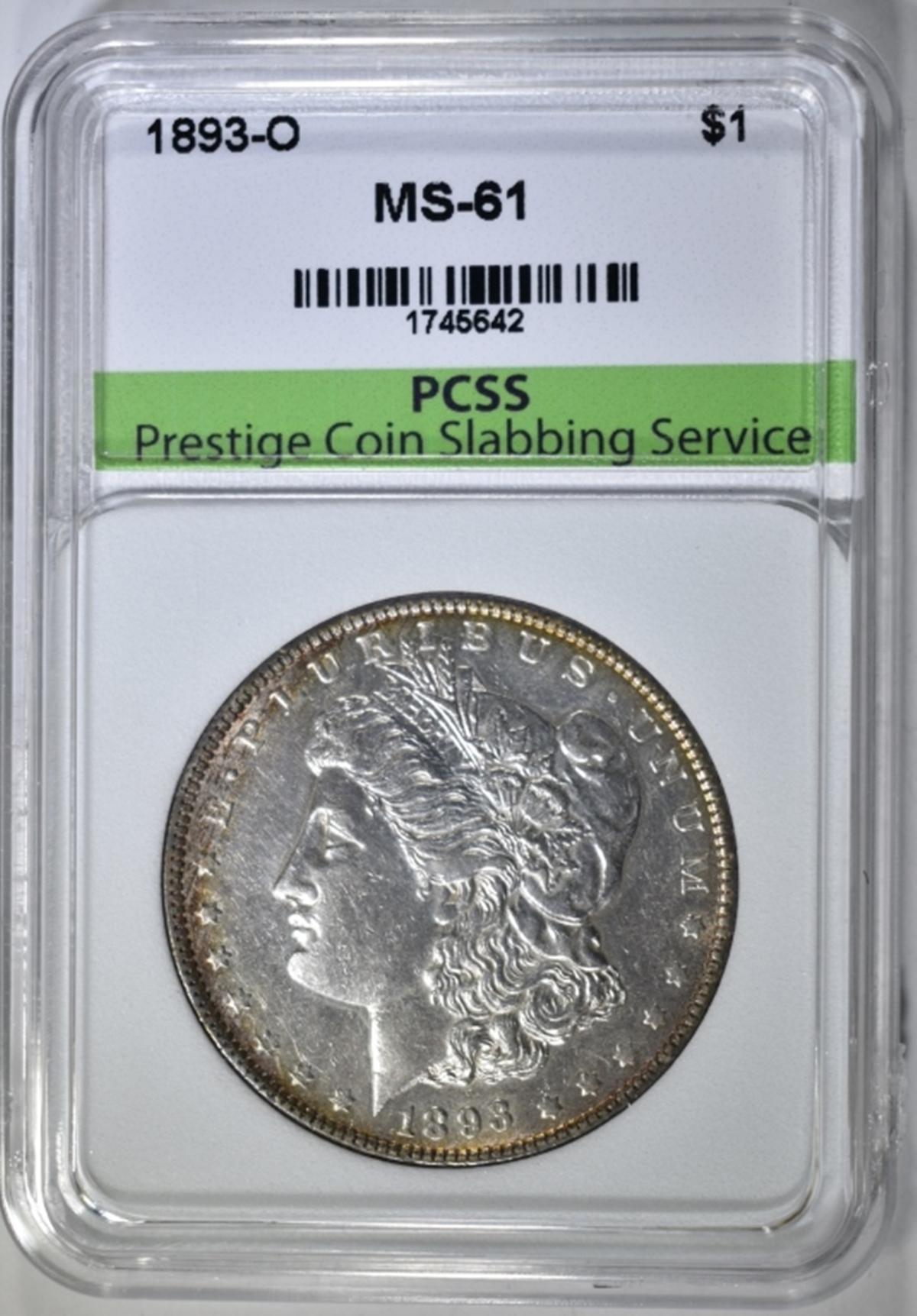 1893-O MORGAN DOLLAR PCSS BU