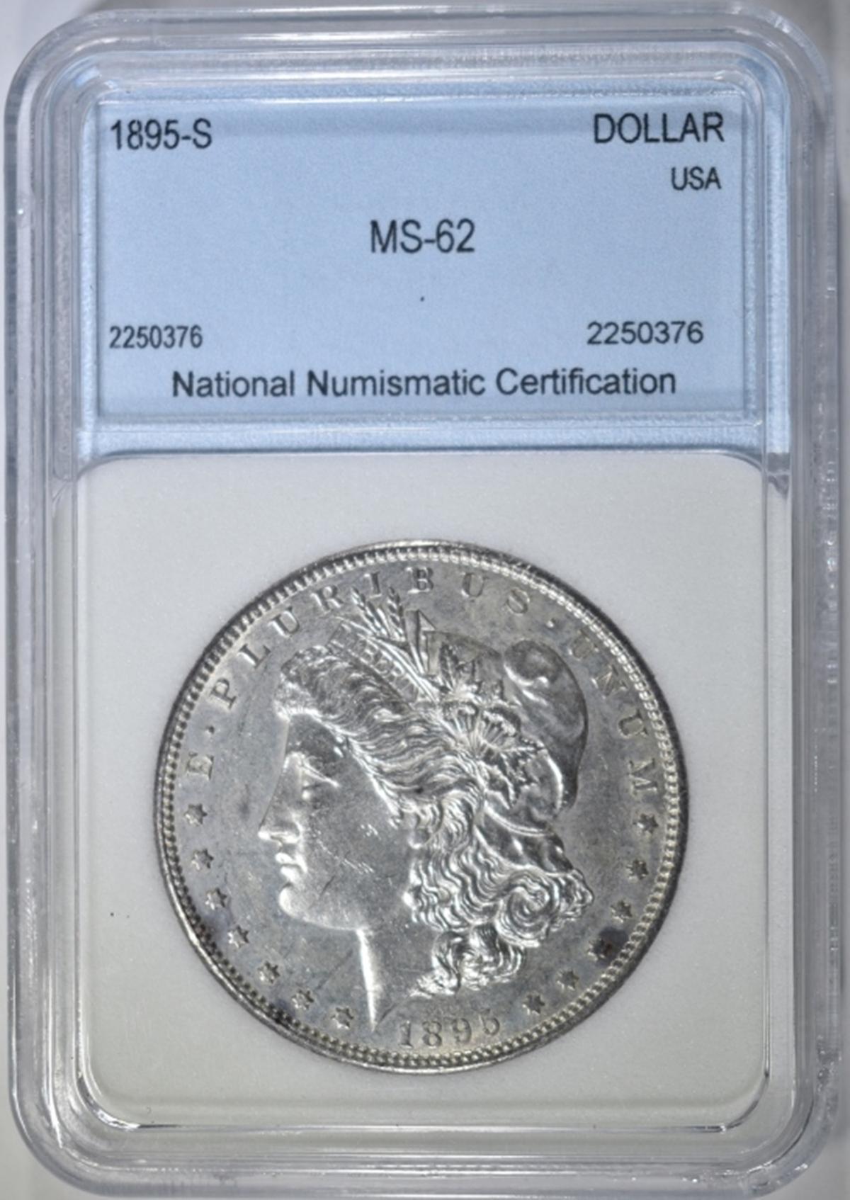 1895-S MORGAN DOLLAR NNC CH BU