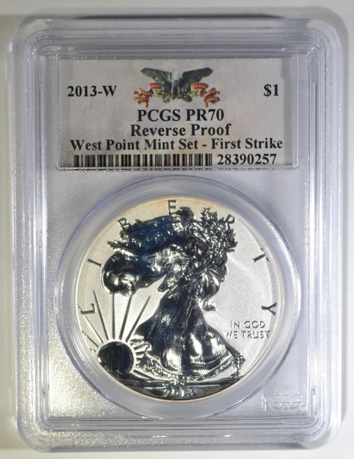 2013-W ASE REVERSE PROOF PCGS PR-70 FIRST STRIKE