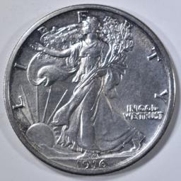 1916 WALKING LIBERTY HALF DOLLAR  CH UNC