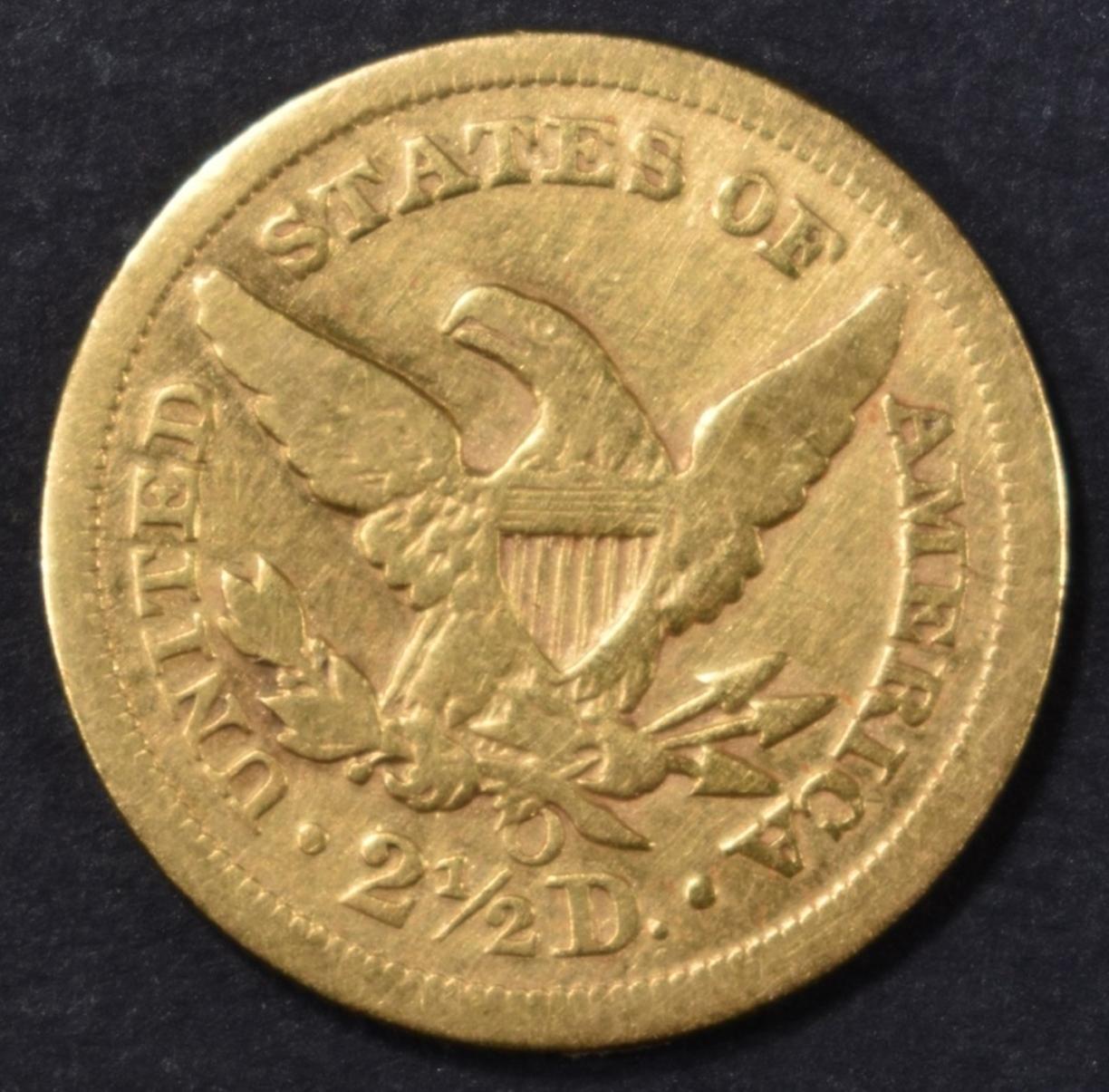 1857-O $2.5 GOLD LIBERTY  XF