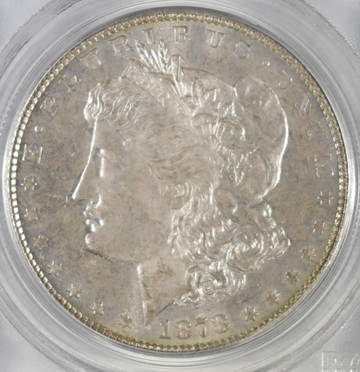 1878 8TF MORGAN DOLLAR  PCGS MS-62 DMPL