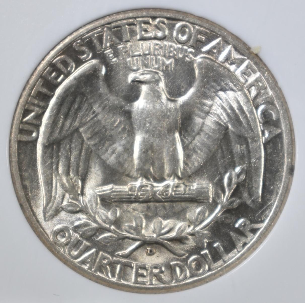 1934-D HEAVY MOTTO WASHINGTON QUARTER PCI CH BU