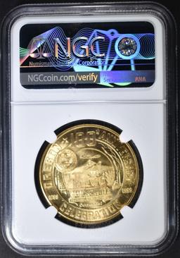 1959 EUGENE OREGON DOLLAR HK-557 NGC MS-66