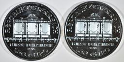 2-2015 AUSTRIA PHILHARMONIC COINS