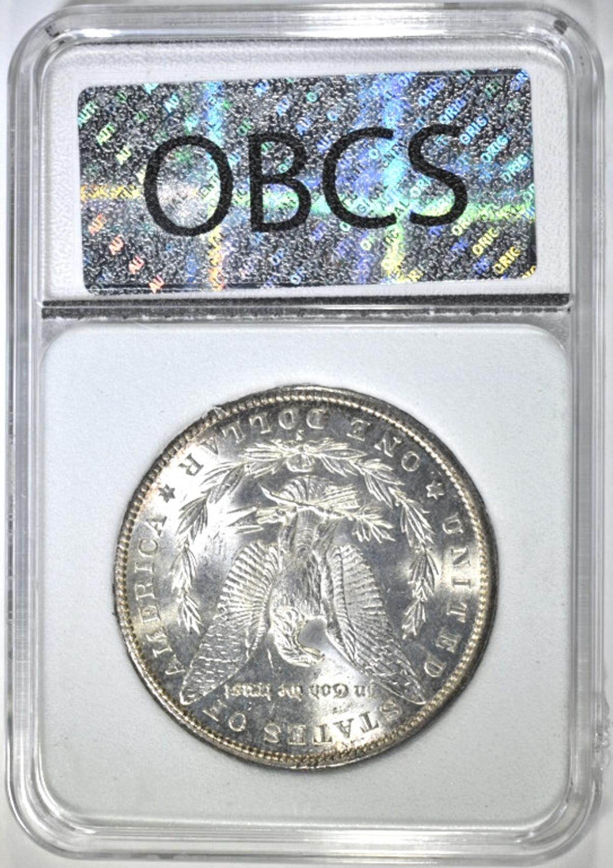 1894-S MORGAN DOLLAR, OBCS CH BU