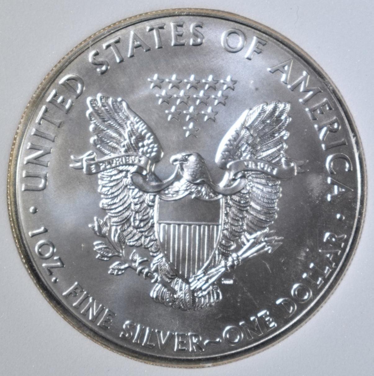 2011 AMERICAN SILVER EAGLE OBCS PERFECT GEM BU