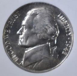 1942-P SILVER JEFFERSON NICKEL NGC PF-65