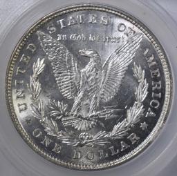 1878 8TF MORGAN DOLLAR SEGS CH BU