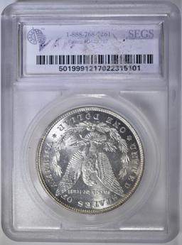 1878 8TF MORGAN DOLLAR SEGS CH BU