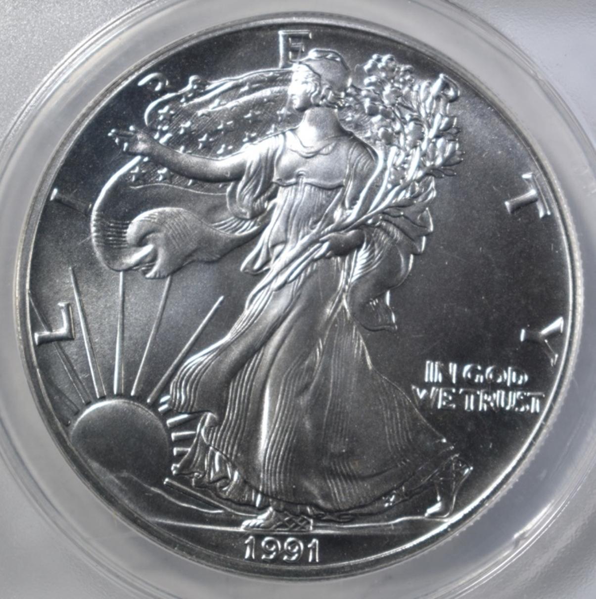 1991 SILVER EAGLE ANACS MS-69