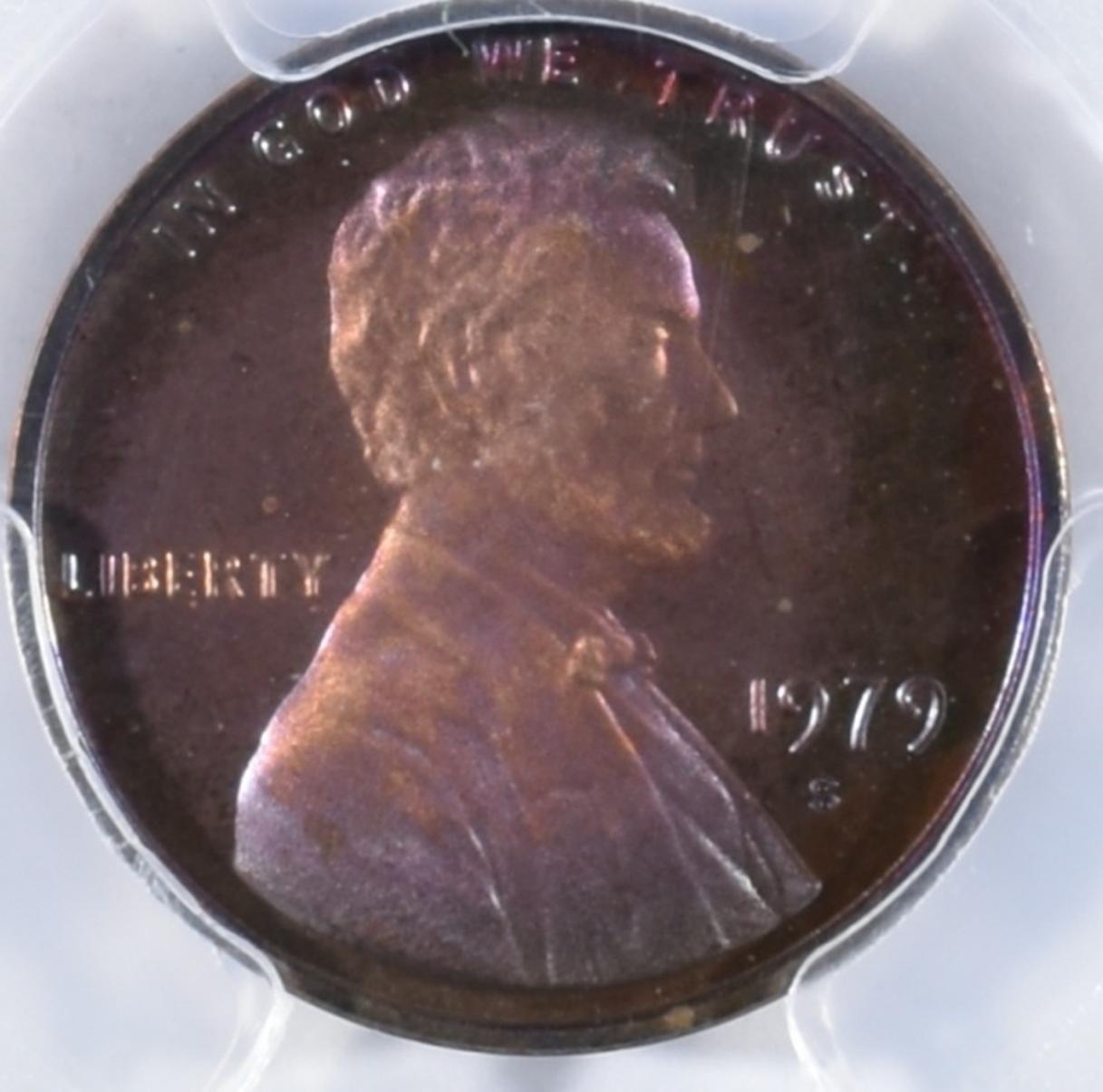 1979-S LINCOLN CENT  PCGS PR-66 RB TYPE 2