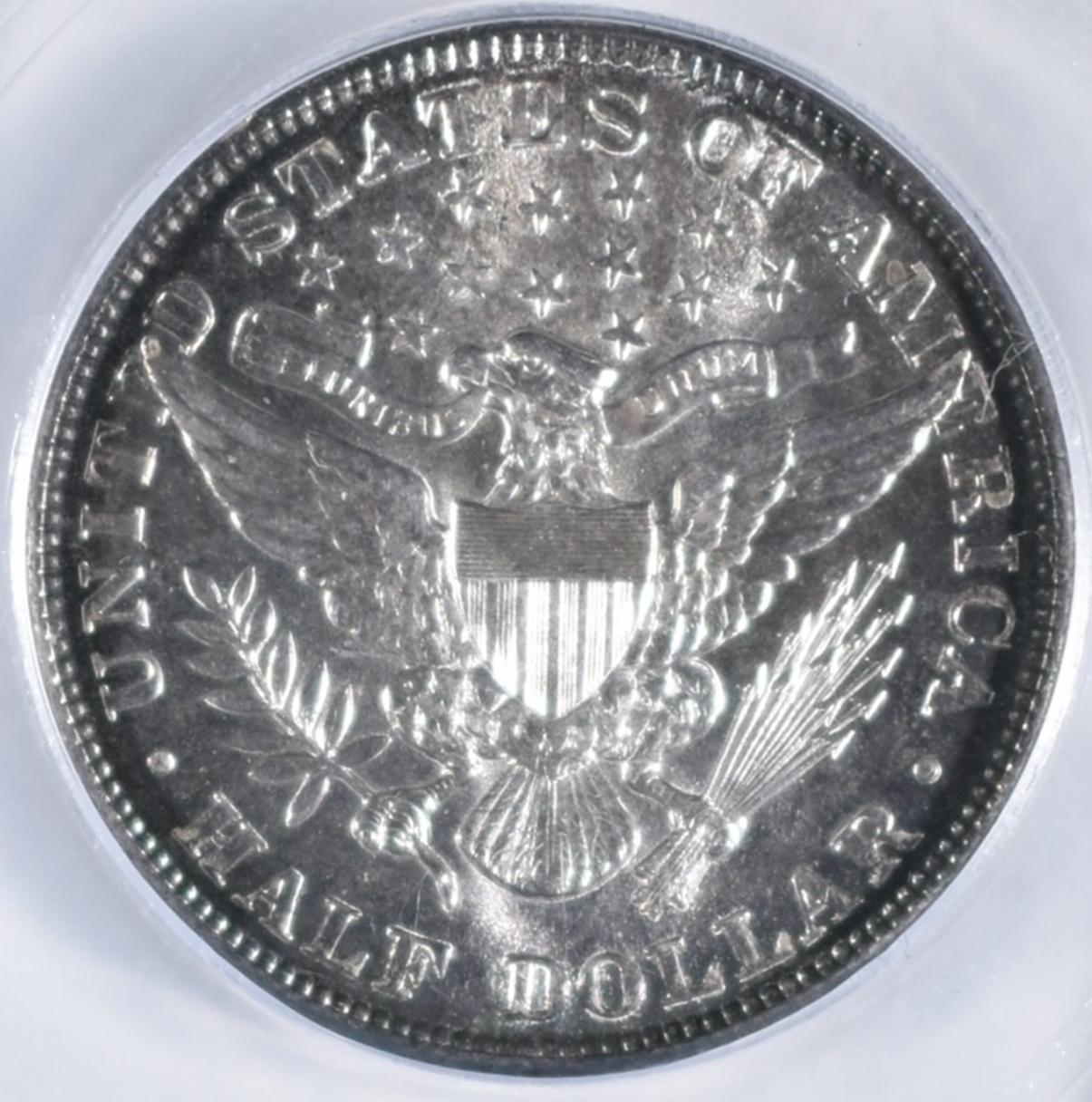 1901 BARBER HALF DOLLAR  ICG MS-64+