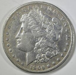 1904-S MORGAN DOLLAR  XF