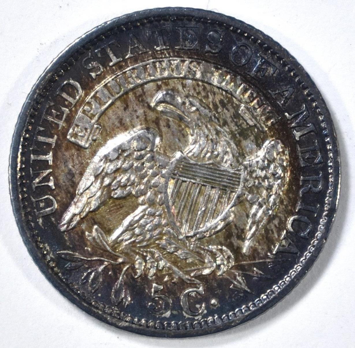 1834 BUST HALF DIME AU/BU