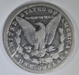 1880-CC MORGAN DOLLAR VG SCRATCHES REV.