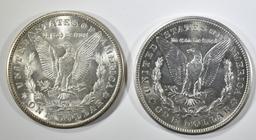 1921-D,S MORGAN DOLLARS CH BU