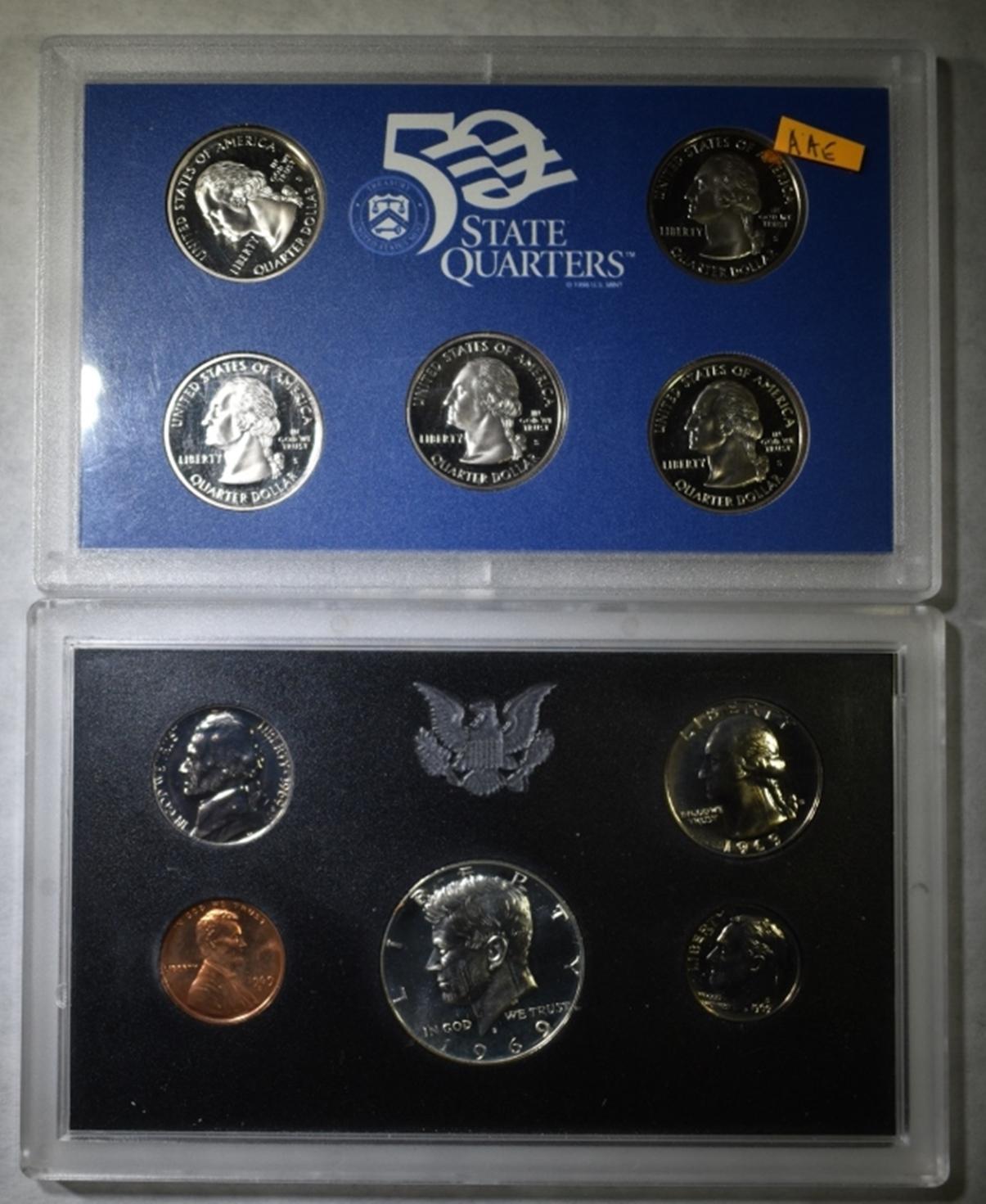 U.S. MINT PROOF  SETS MISSING PACKAGING