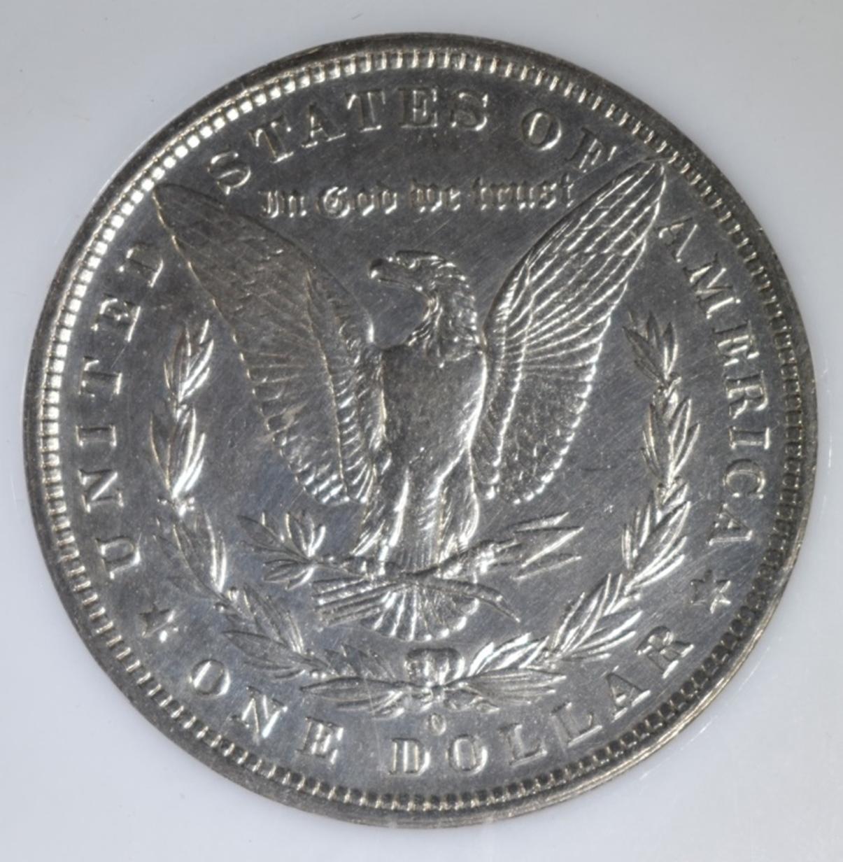 1882-O/S MORGAN DOLLAR  PCI AU  CLEANED