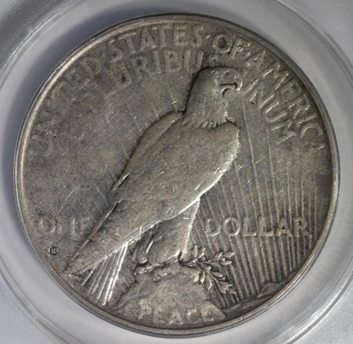 1934-S PEACE DOLLAR  ANACS EF-40 DETAILS