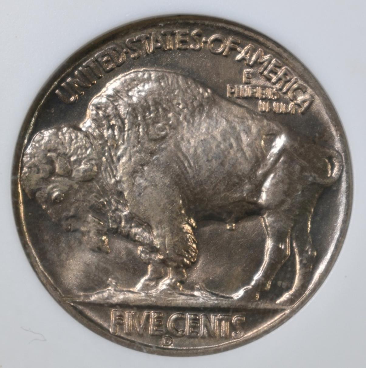 1938-D/D BUFFALO NICKEL  NGC MS-65