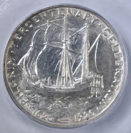 1921 PILGRIM COMMEM HALF DOLLAR  ICG MS-65