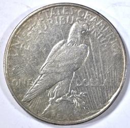 1927-D PEACE DOLLAR, AU