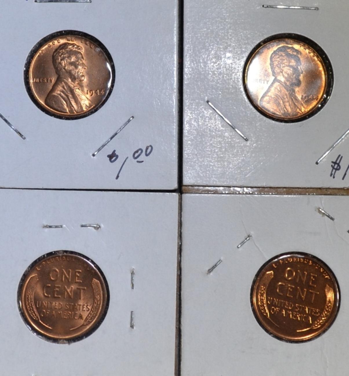 BU LINCOLN CENT LOT: