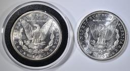 1882-S & 88-O CH BU MORGAN DOLLARS