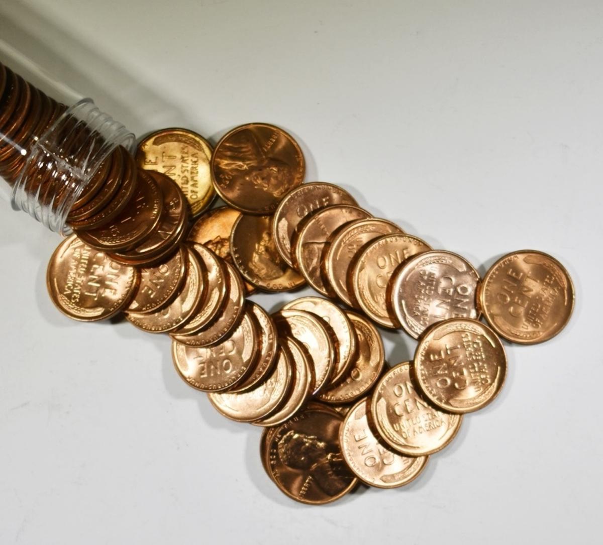 19-1952, 30-52 D & 10-52 S BU LINCOLN CENTS