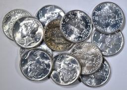 12-BU 1942-P MERCURY DIMES